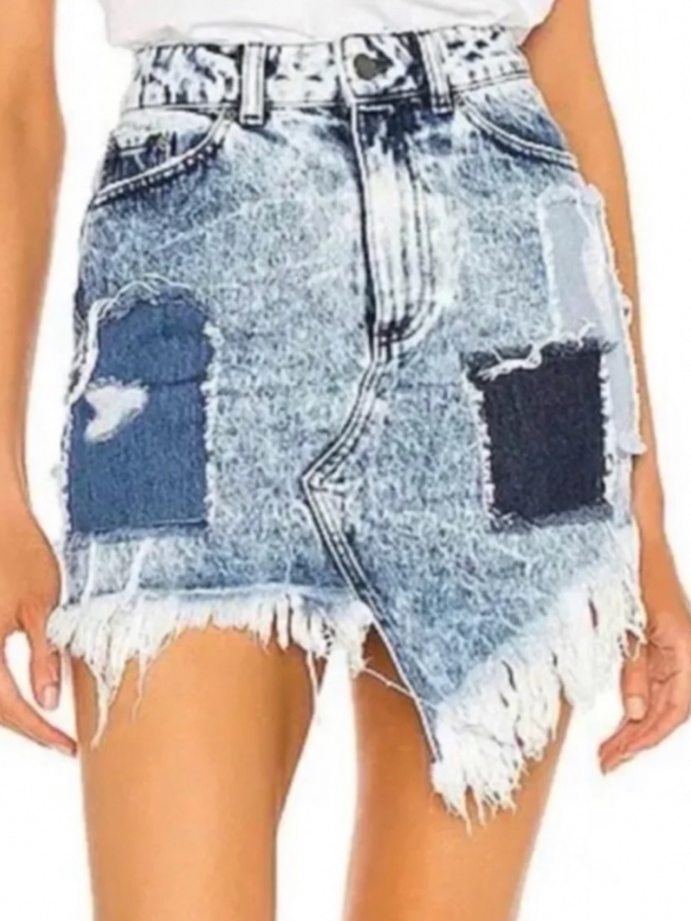 Like New Retrofete Denim Mini Skirt XS